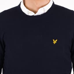 Cotton Merino Crew Neck Jumper - 6
