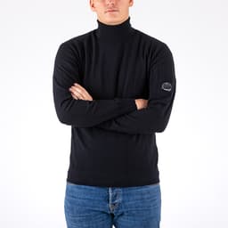 Extrafine Merino Wool Turtle Neck Knit - 2