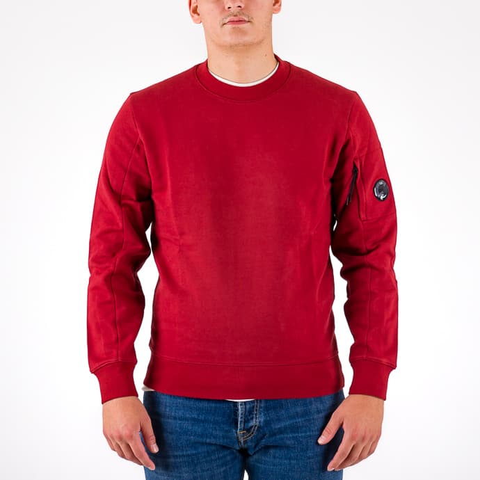 Diagonal Raised Fleece Sweatshirt - 1
