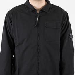 Organic Gabardine Zipped Lens Overshirt - 7