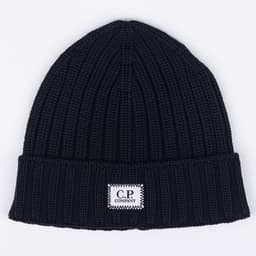 Extra Fine Merino Wool Logo Beanie - 1