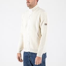 Lambswool Mockneck FZ Knit - 3