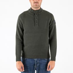 Castillos Knitted Wool Quarter Neck Sweater - 1