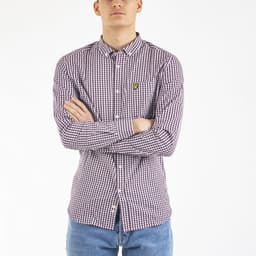 Slim Fit Gingham Shirt - 3
