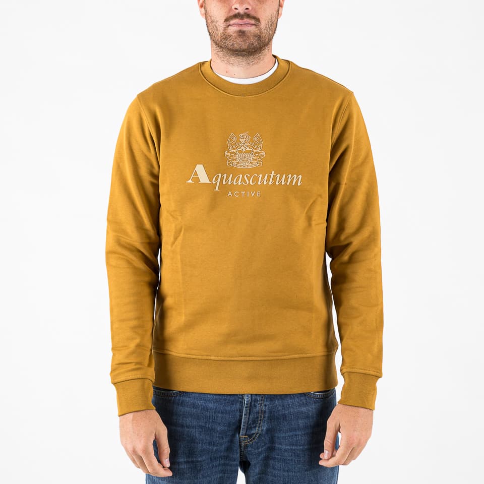 Big Logo Crew Neck Fleece - Aquascutum Active - Sweatshirts
