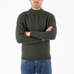 Castillos Knitted Wool Quarter Neck Sweater - 2