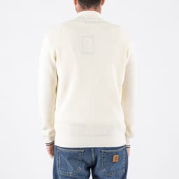 Waffle Stitch Half Zip Jumper - 5