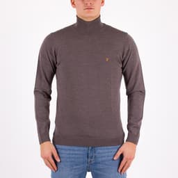 Gosforth Merino Roll Neck Sweater - 1