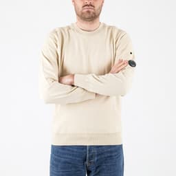 Cotton Sea Island Crewneck Lens Sweater - 2