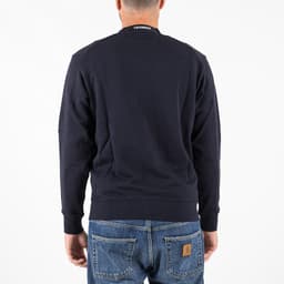 Diagonal Raised Fleece Crewneck Sweatshirt - 5