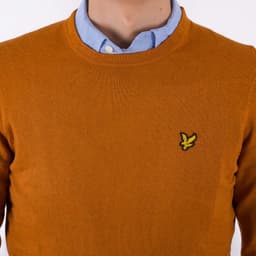 Cotton Merino Crew Neck Jumper - 6