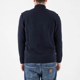 Lambswool Buttoned Cardigan - 5