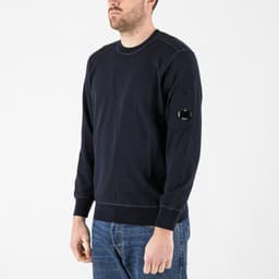 Cotton Sea Island Crewneck Lens Sweater - 3