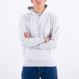 Hooded Script Embroidery Sweatshirt - 3