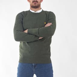 Cotton Merino Crew Neck Jumper - 2