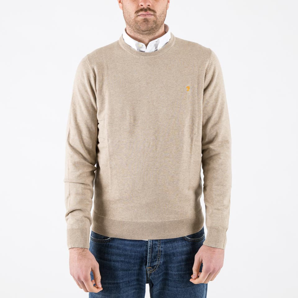 Mullen Cotton Jumper - Farah - Maglie