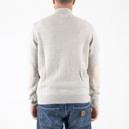 Patch Half Zip Sweater - 5