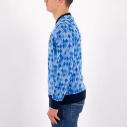 Diamond Jacquard Knitted Jumper - 4