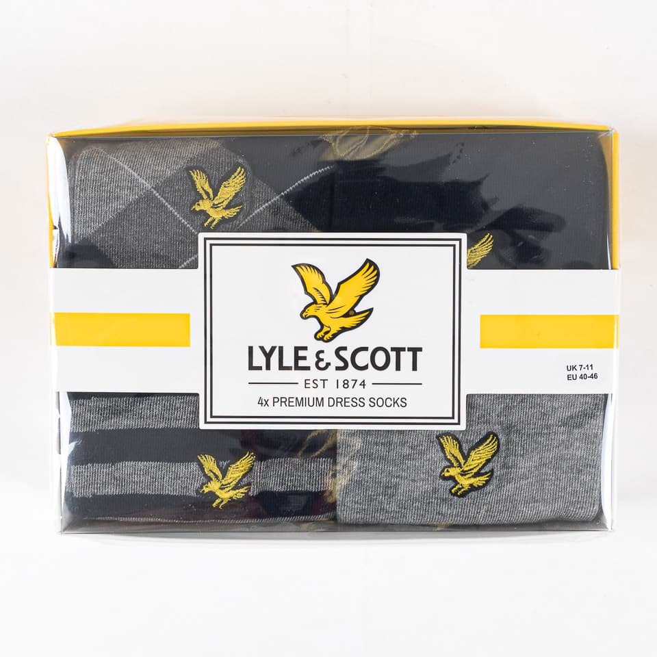 Abraham 4 Pack Gift Box - Lyle & Scott - Accessori