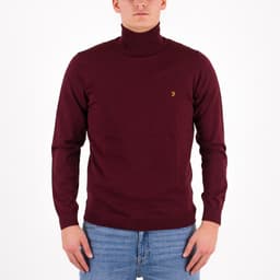 Gosforth Merino Roll Neck Sweater - 1