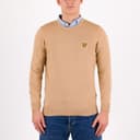 Cotton Merino Crew Neck Jumper