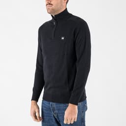 Pierre Knitted Quarter Zip Sweater - 3