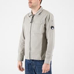 Organic Gabardine Zipped Lens Overshirt - 3