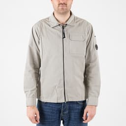 Organic Gabardine Zipped Lens Overshirt - 1