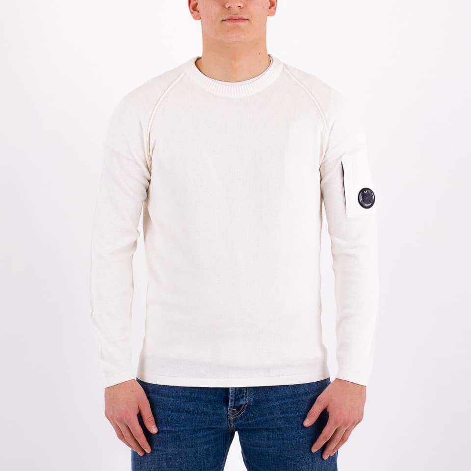 Cotton Knit Lens Crew Neck - 1