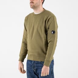 Diagonal Raised Fleece Crewneck Sweatshirt - 3