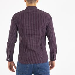 Slim Fit Gingham Shirt - 5