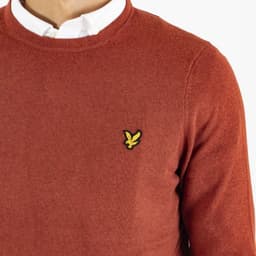 Cotton Merino Crew Neck Jumper - 6
