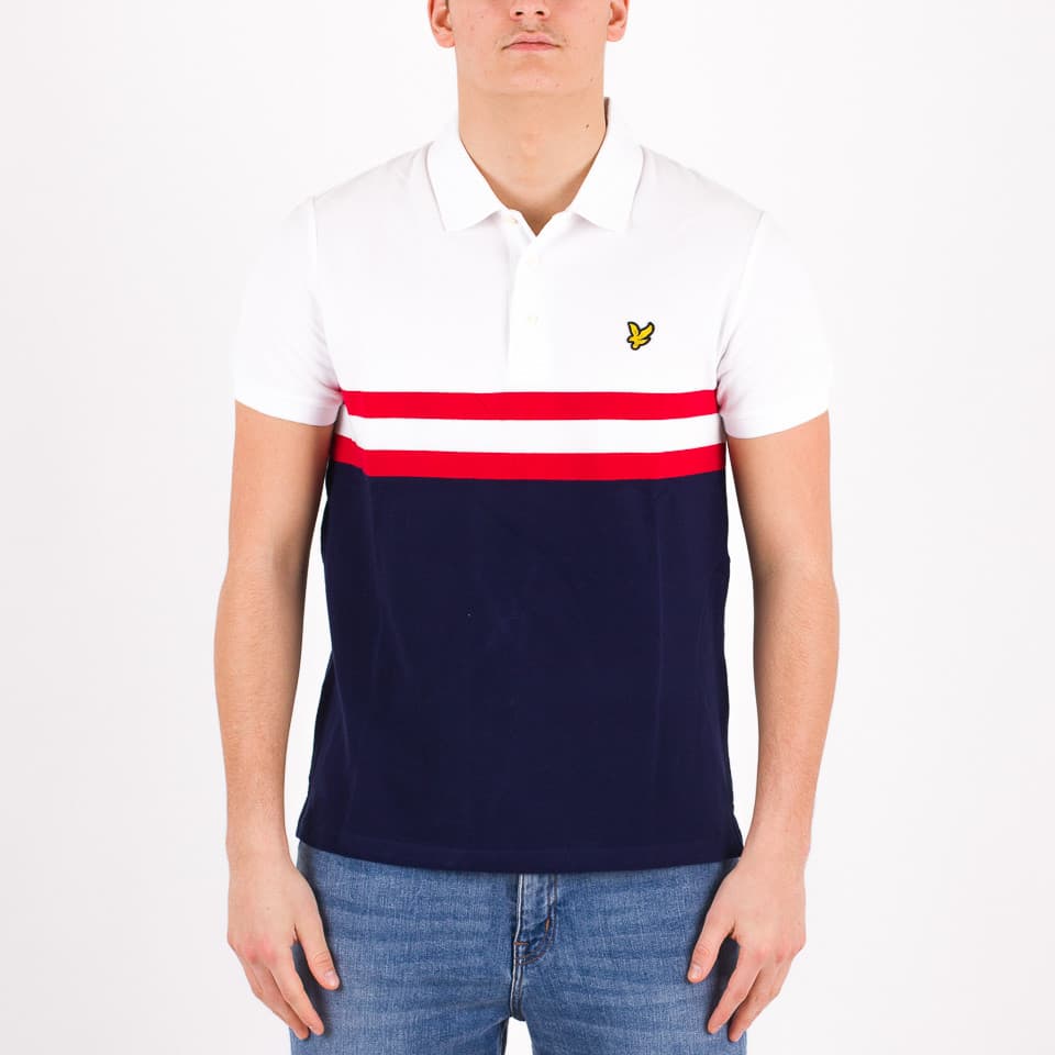 Yoke Stripe Polo Shirt - 1