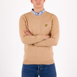 Cotton Merino Crew Neck Jumper - 3
