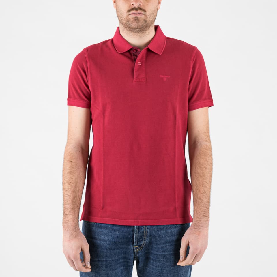 Washed Tartan Pique Polo - Barbour - Polo