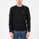 Monochrome Crew Neck Cotton Sweater