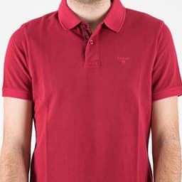 Washed Tartan Pique Polo - 5