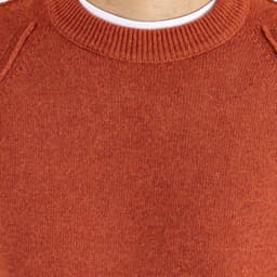 Crew Neck Lambswool Sweat - 6