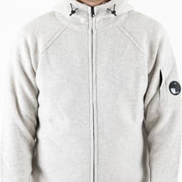 Lambswool GRS Hooded Full Zip Sweater - 6