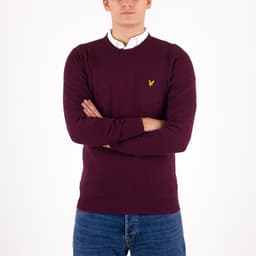 Cotton Merino Crew Neck Jumper - 3