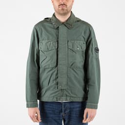 Flatt Nylon Mixed Goggle Overshirt Jacket - 1