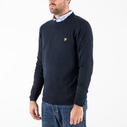 Cotton Merino Crew Neck Jumper - 3