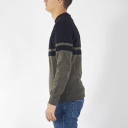 Panel Strip Crew Neck - 4