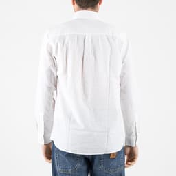 Linen Blend Oxford Shirt - 5