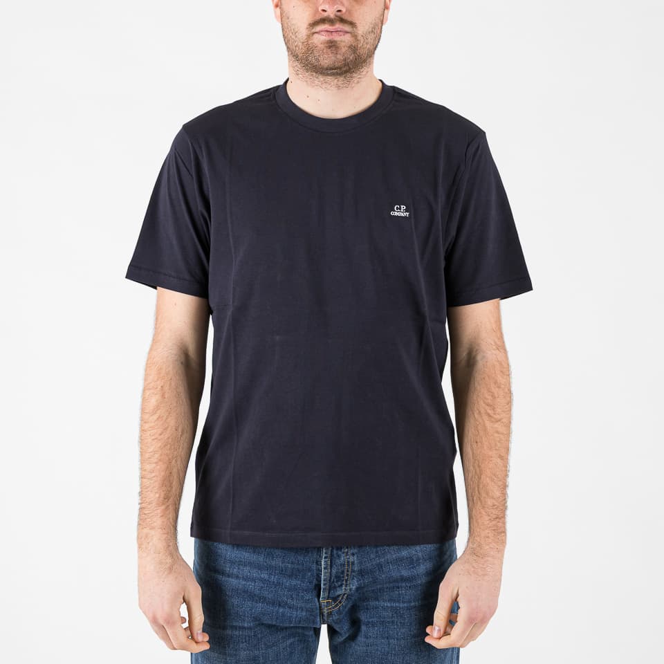 30/1 Jersey Short Sleeve Logo Patch T-Shirt - C.P. Company - T-shirts