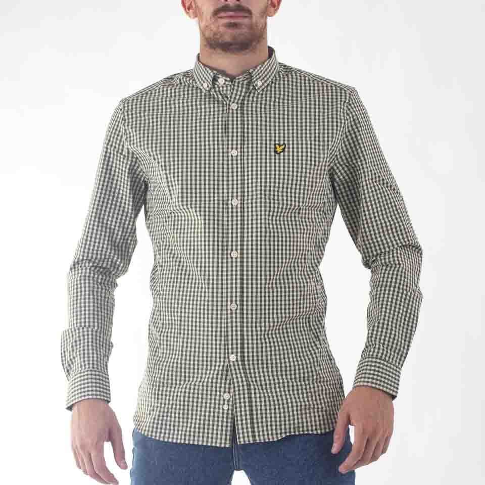 Slim Fit Gingham Shirt - 1