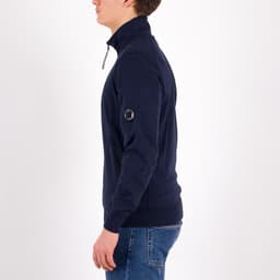 Diagonal Fleece Open Zip Lens - 5