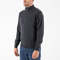 Patch Half Zip Sweater - 3