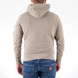 Brushed & Emerized Diagonal Fleece Hoodie - 5