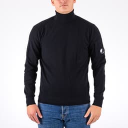 Extrafine Merino Wool Turtle Neck Knit - 1